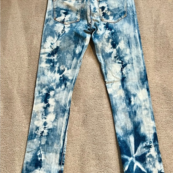 Pilcro for Anthropologie Tie Dye Jeans Size 26 - Picture 2 of 3